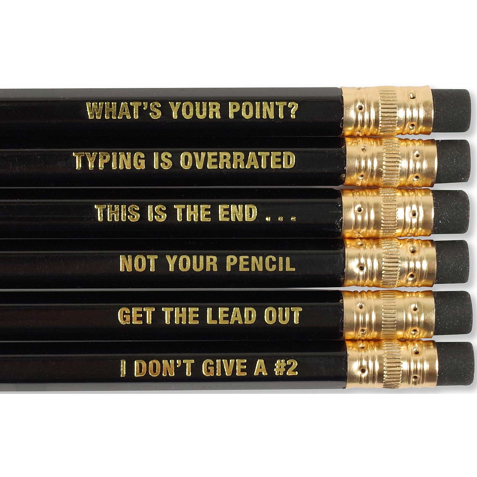 6 PREMIUM No 2 PENCILS