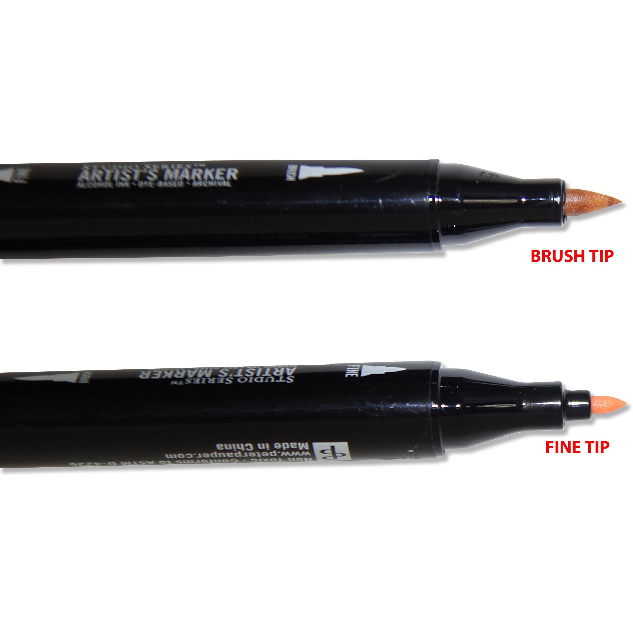 6 DUA TIP SKIN TONE MARKERS
