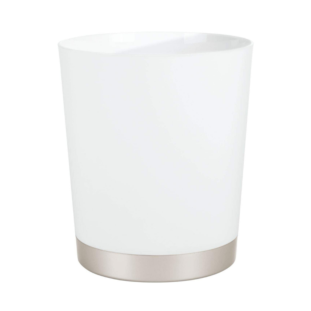 White-Satin Waste Can