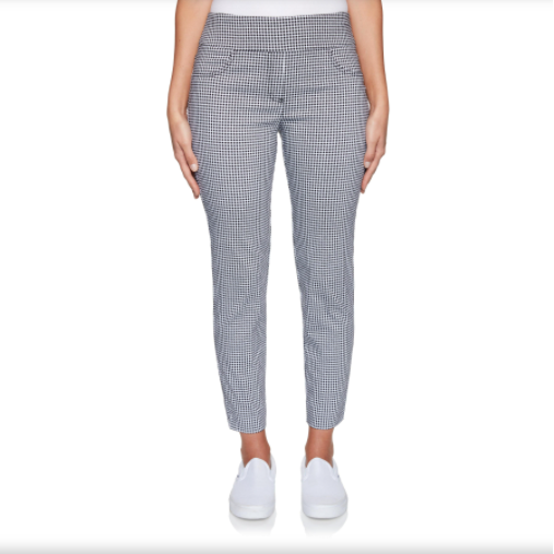 PANTALON DE CUADROS BLANCOS Y NEGROS RUBY RD