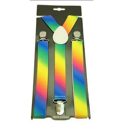 SUSPENDER RAINBOW PRINT
