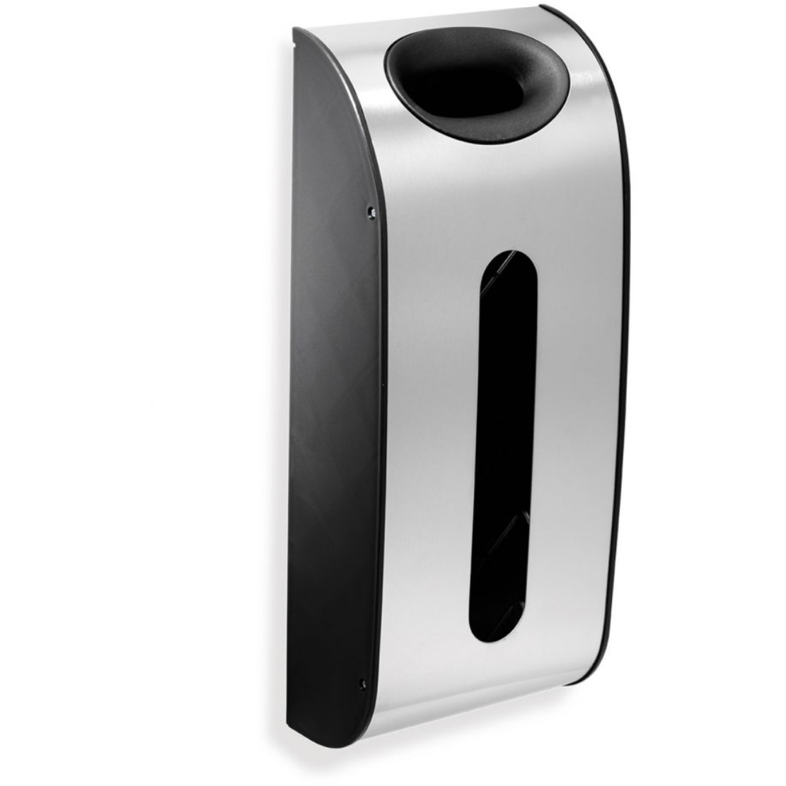 Wall Mount grocery bag holder - brushed s