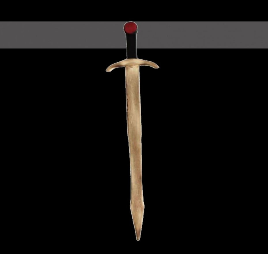 WOODEN FENCING SWORD