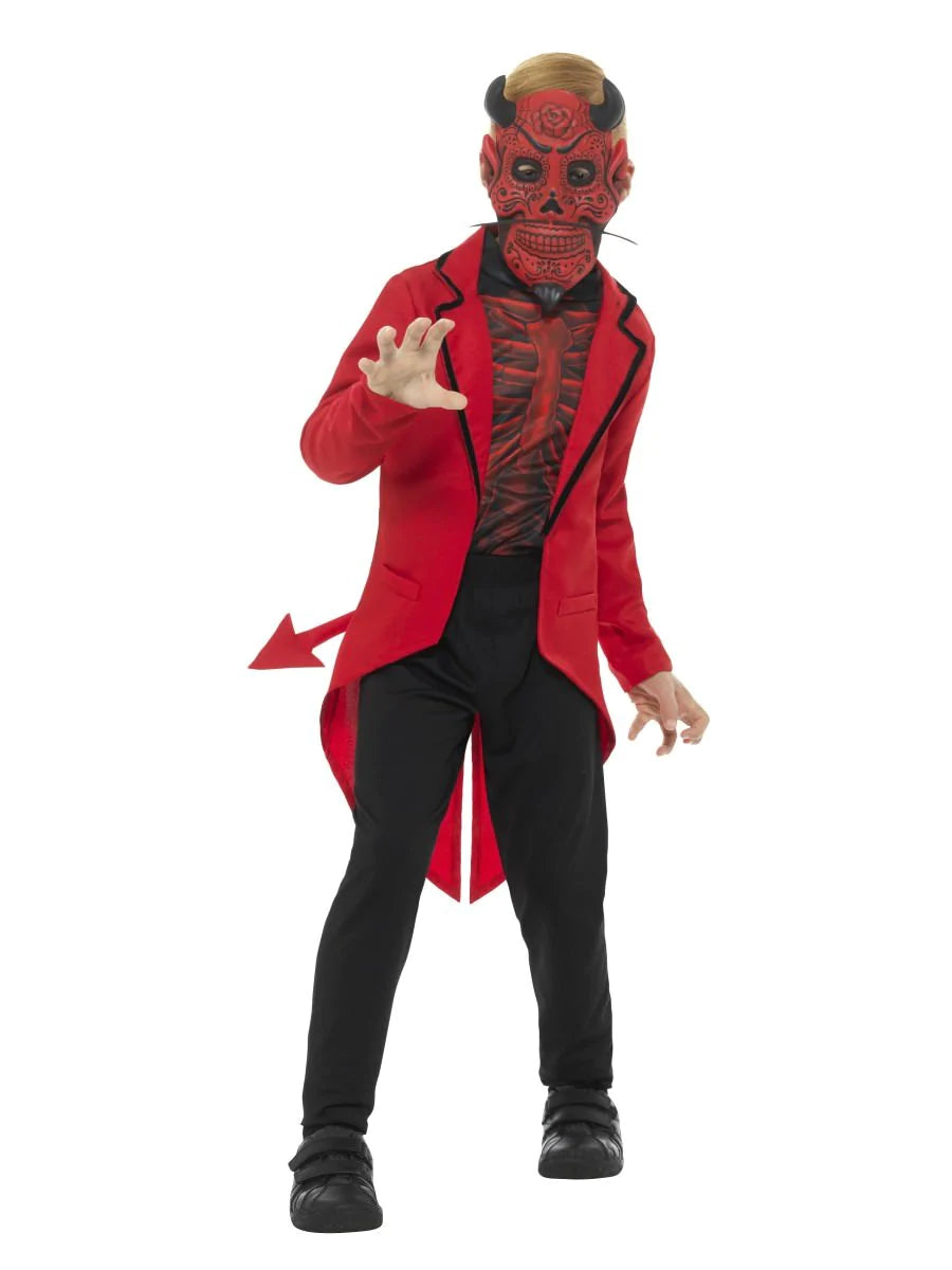 Deluxe Day of the Dead Devil Boy Costume