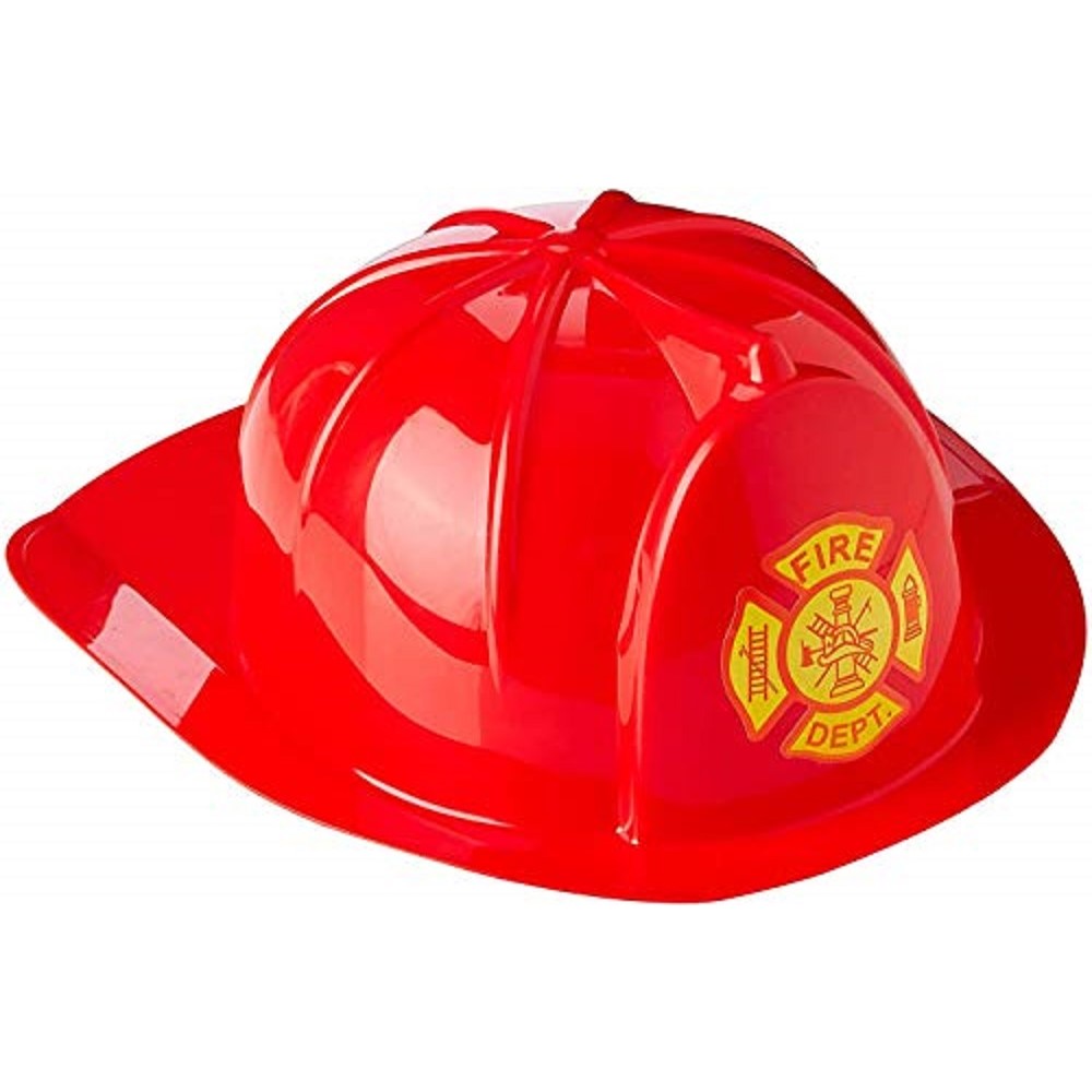 Red Fire Helmet Adult