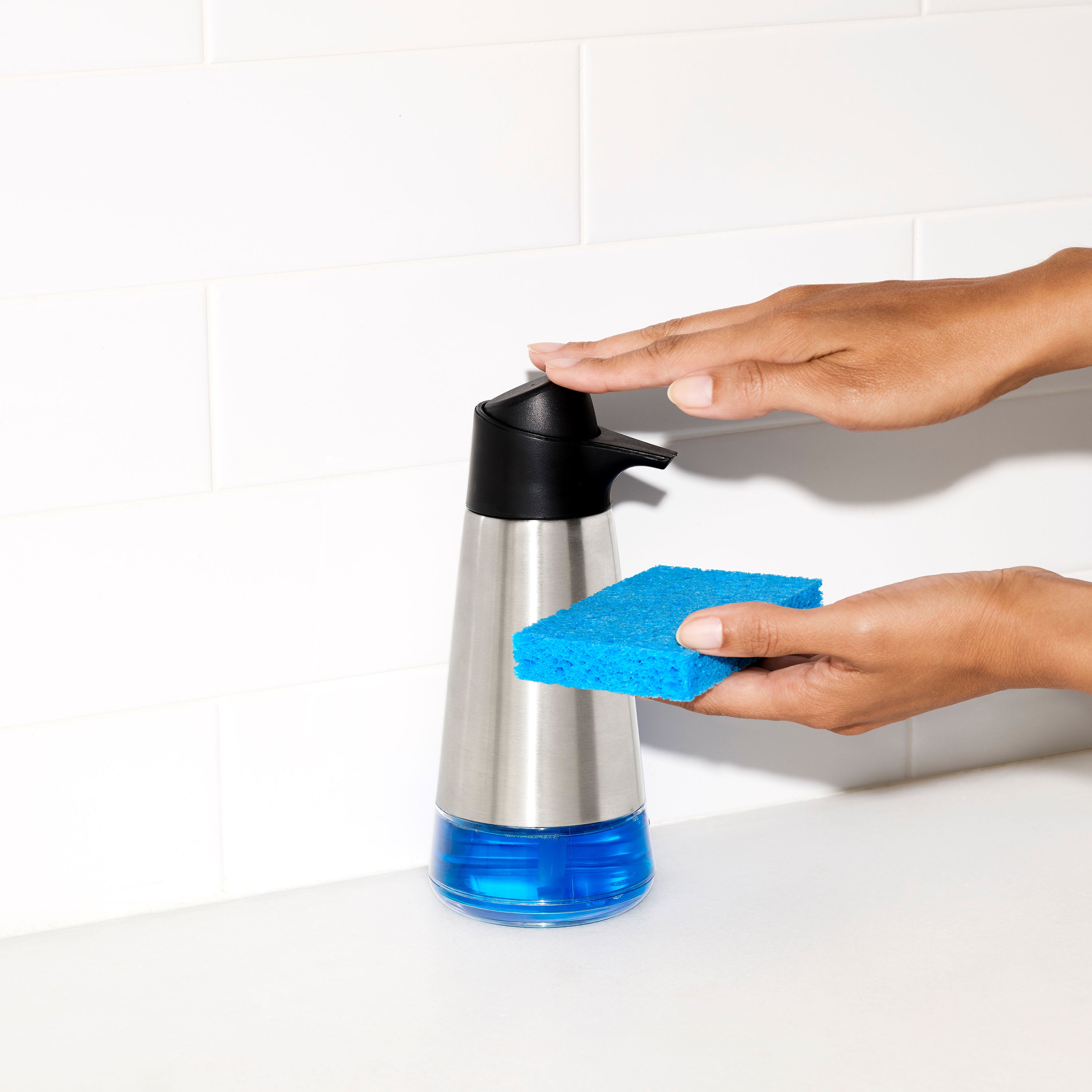 OXO STAINLESS STEEL SOAP DISPENSER
