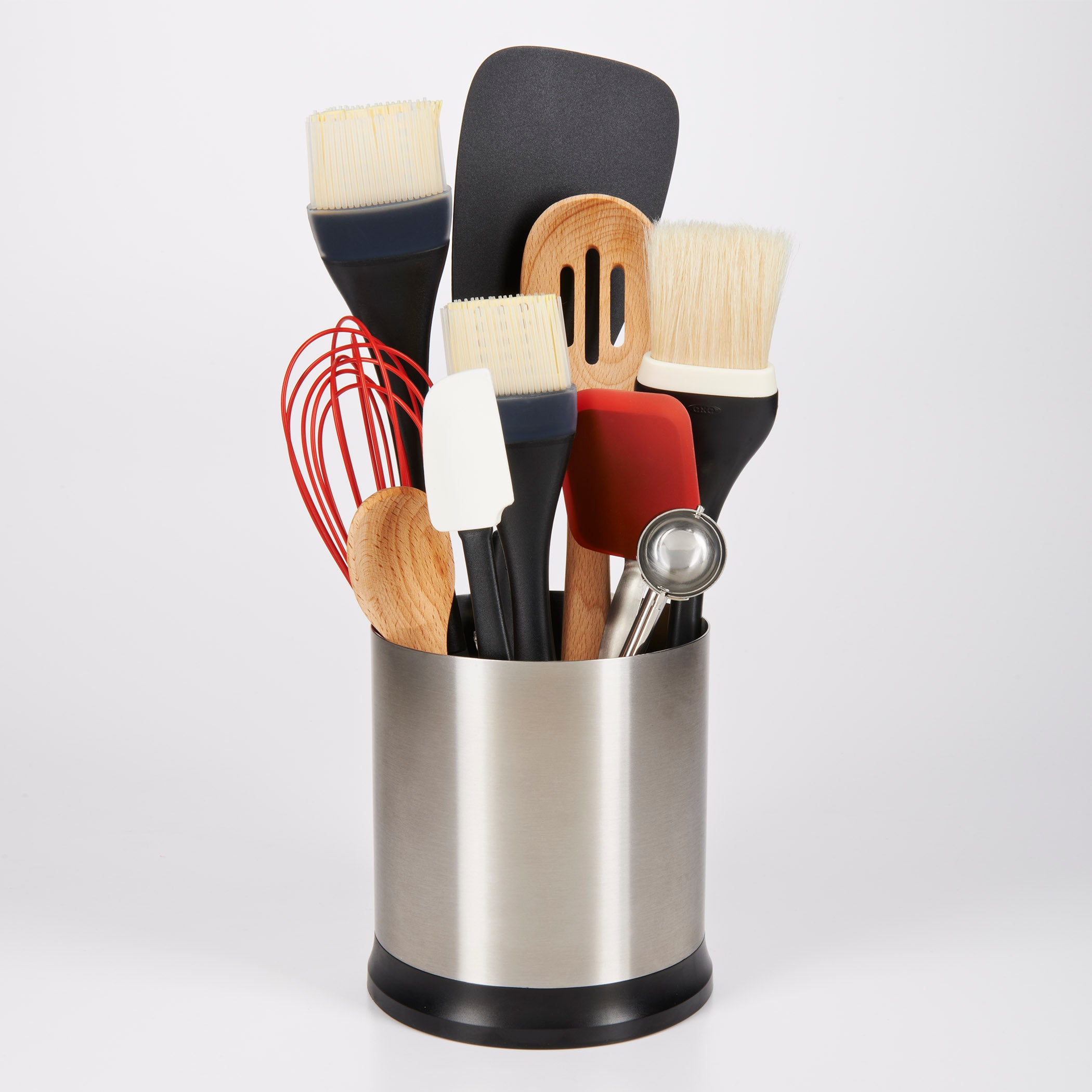 OXO GG STAINLESS STEEL ROTATING UTENSIL HOLDER
