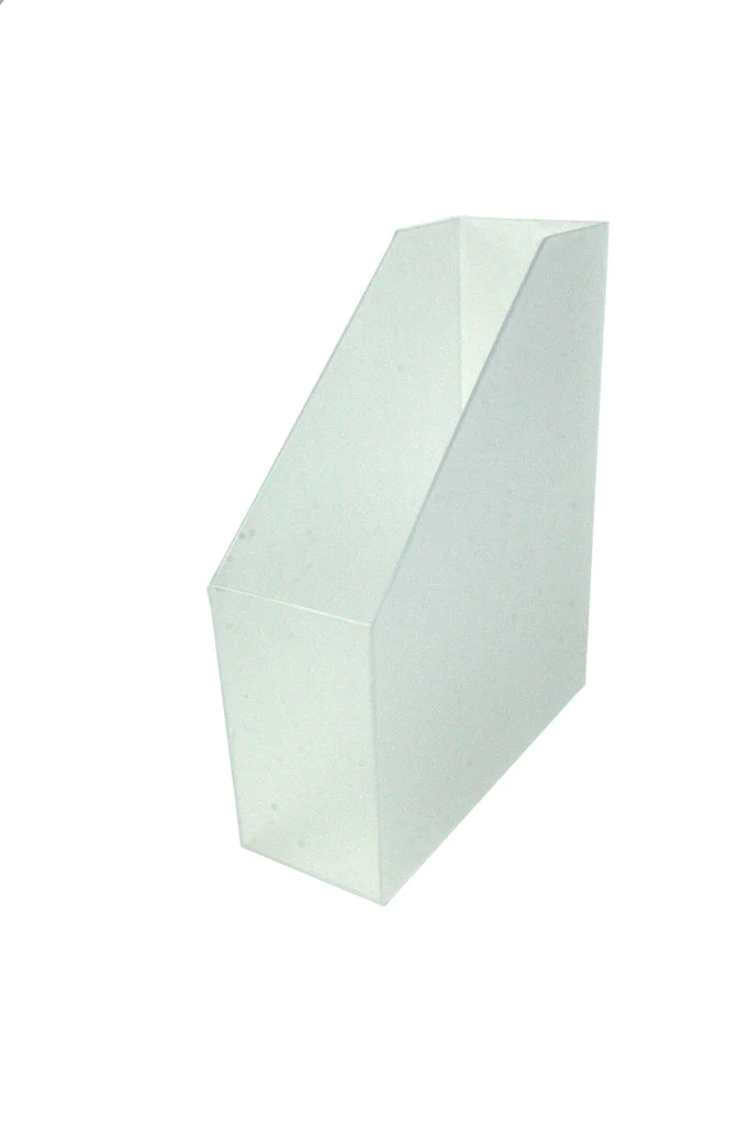 Magazine File White