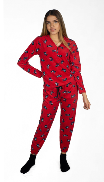 Hensley Jogger set Crimson crane