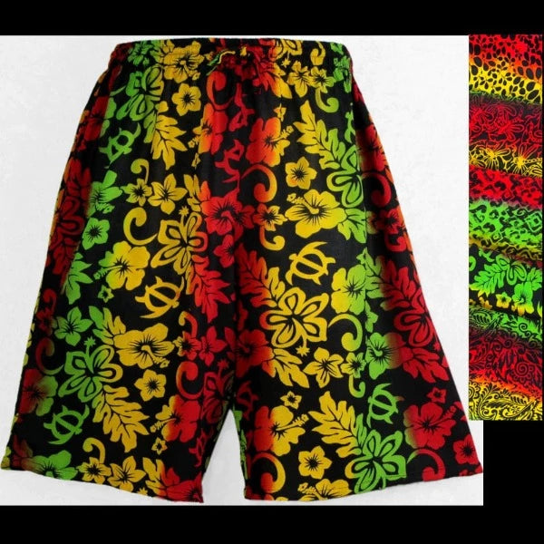 Rasta Sarong Shorts