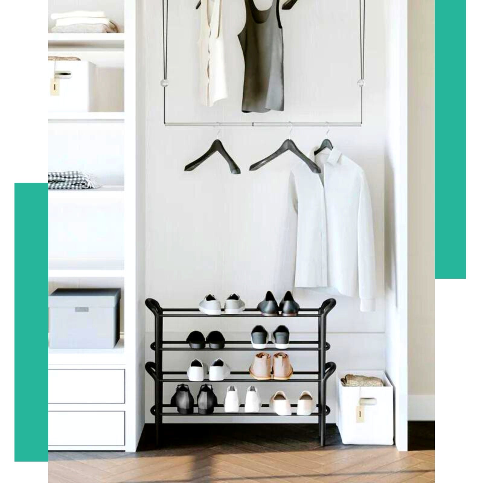 Shoe racks and Coat racks