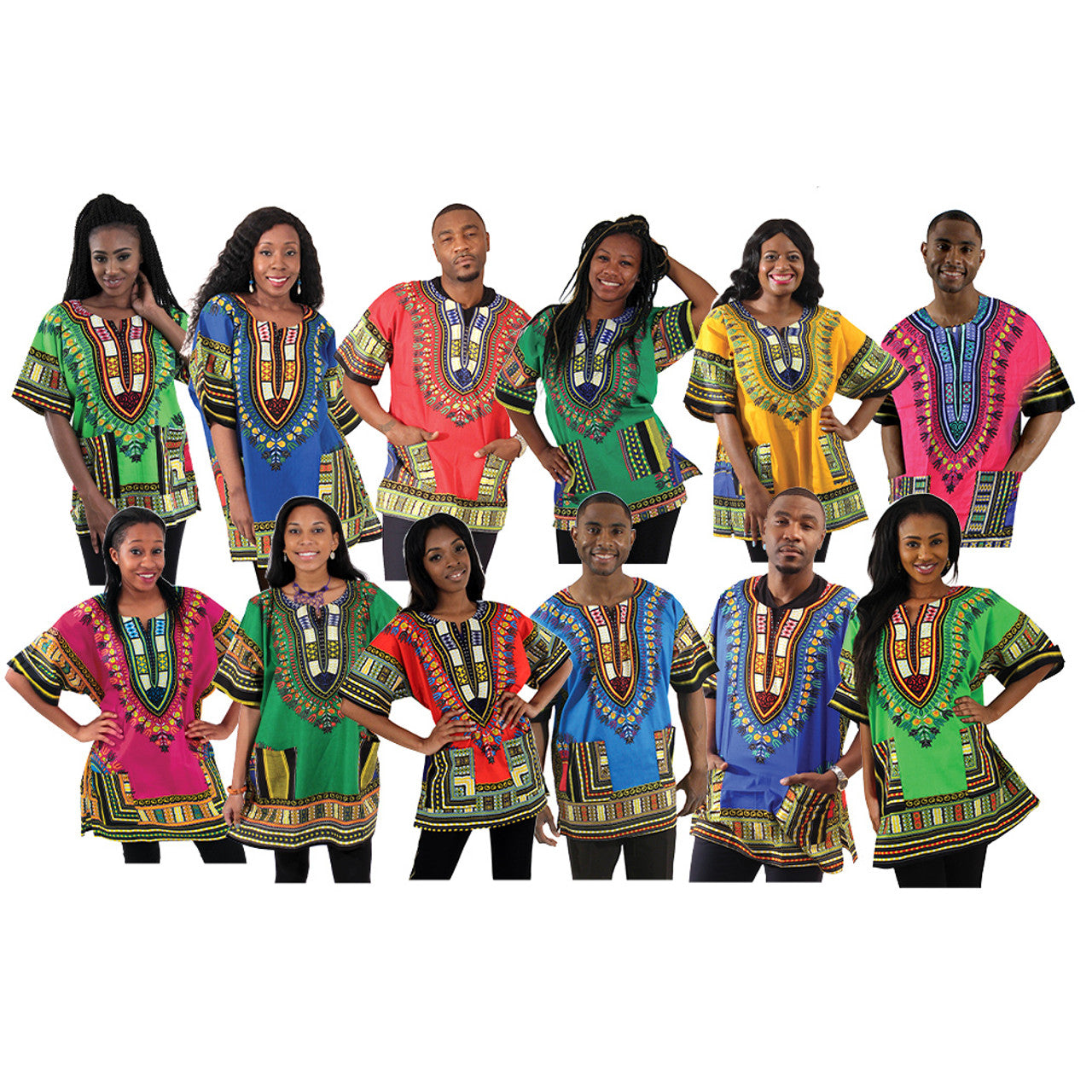 Traditional Print Dashikis