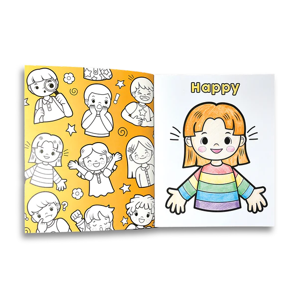 My First Feelings Toddler Color-in Book