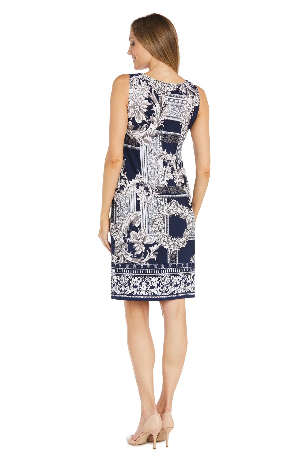 Puff Print Flyaway Jacket Dress - RM Richards