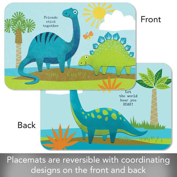 Kids Dino World Reversible Placemat