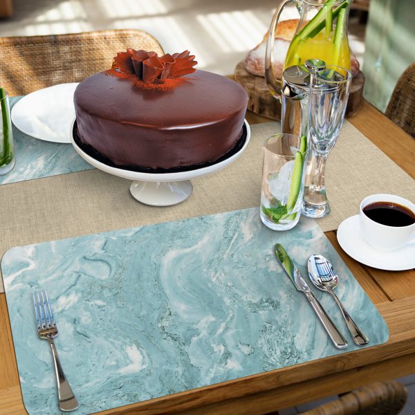 Teal Quartz Reversible Placemat