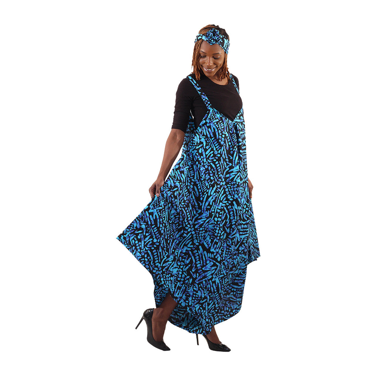 Shanti Bold Ankara Print Jumpsuits