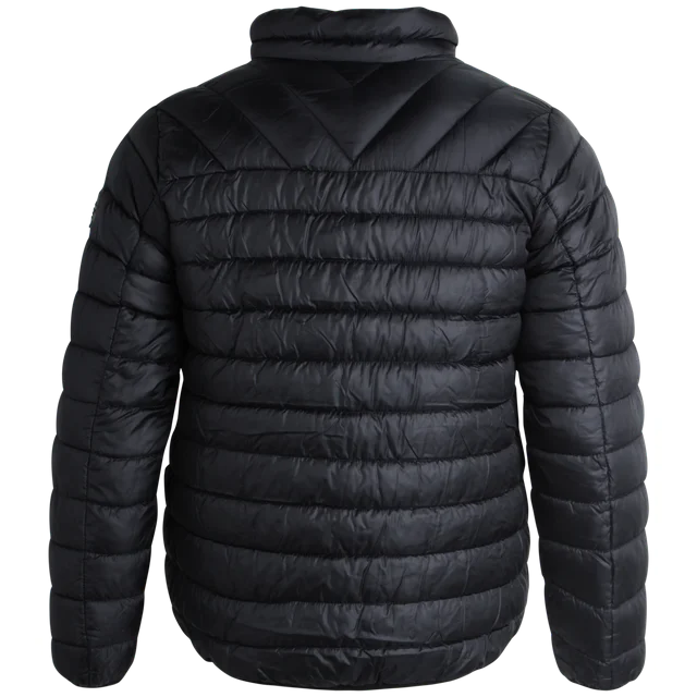 Men's Jacket - Packable Puffer Coat Black - Bass Creek