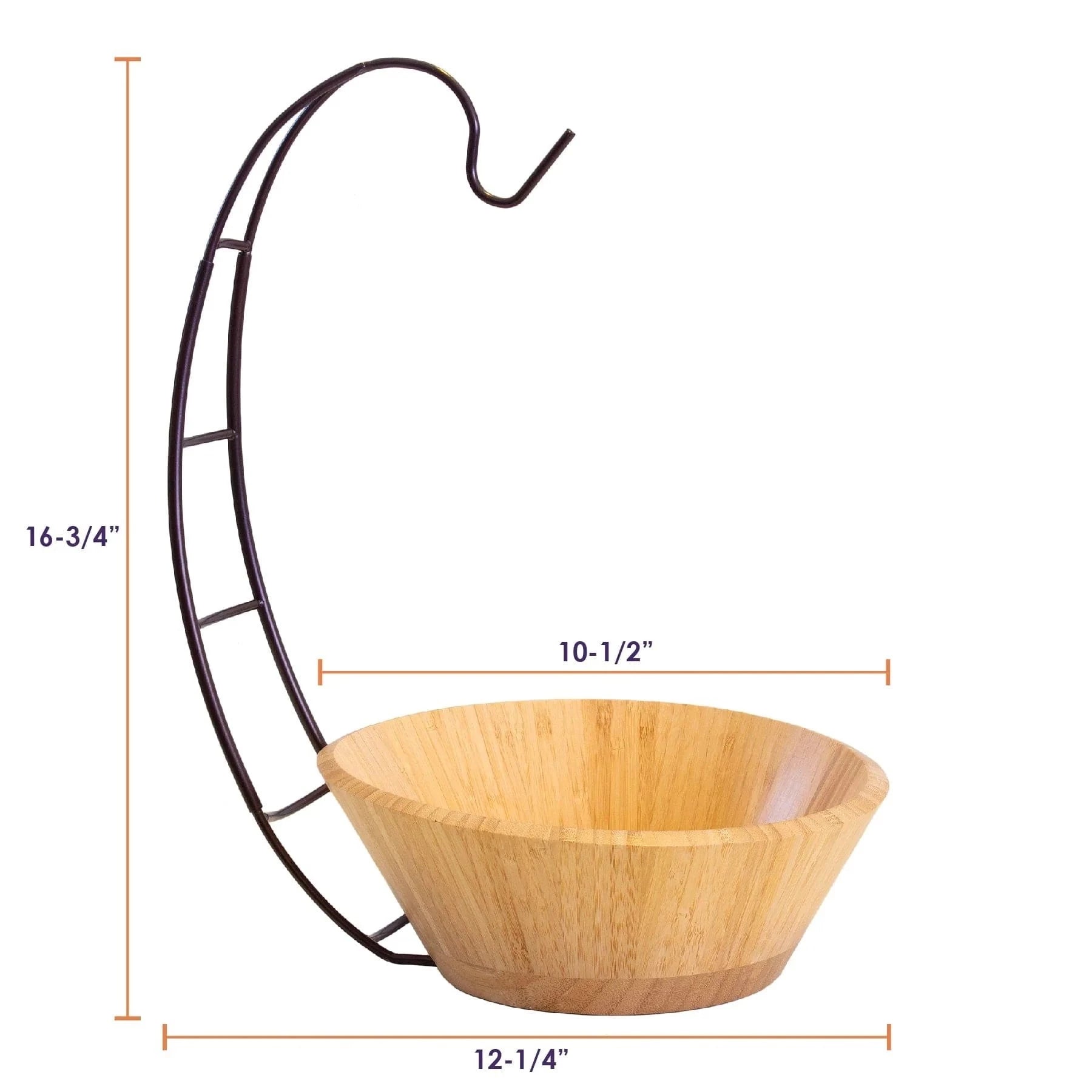 Fruit Bowl with Banana Hanger