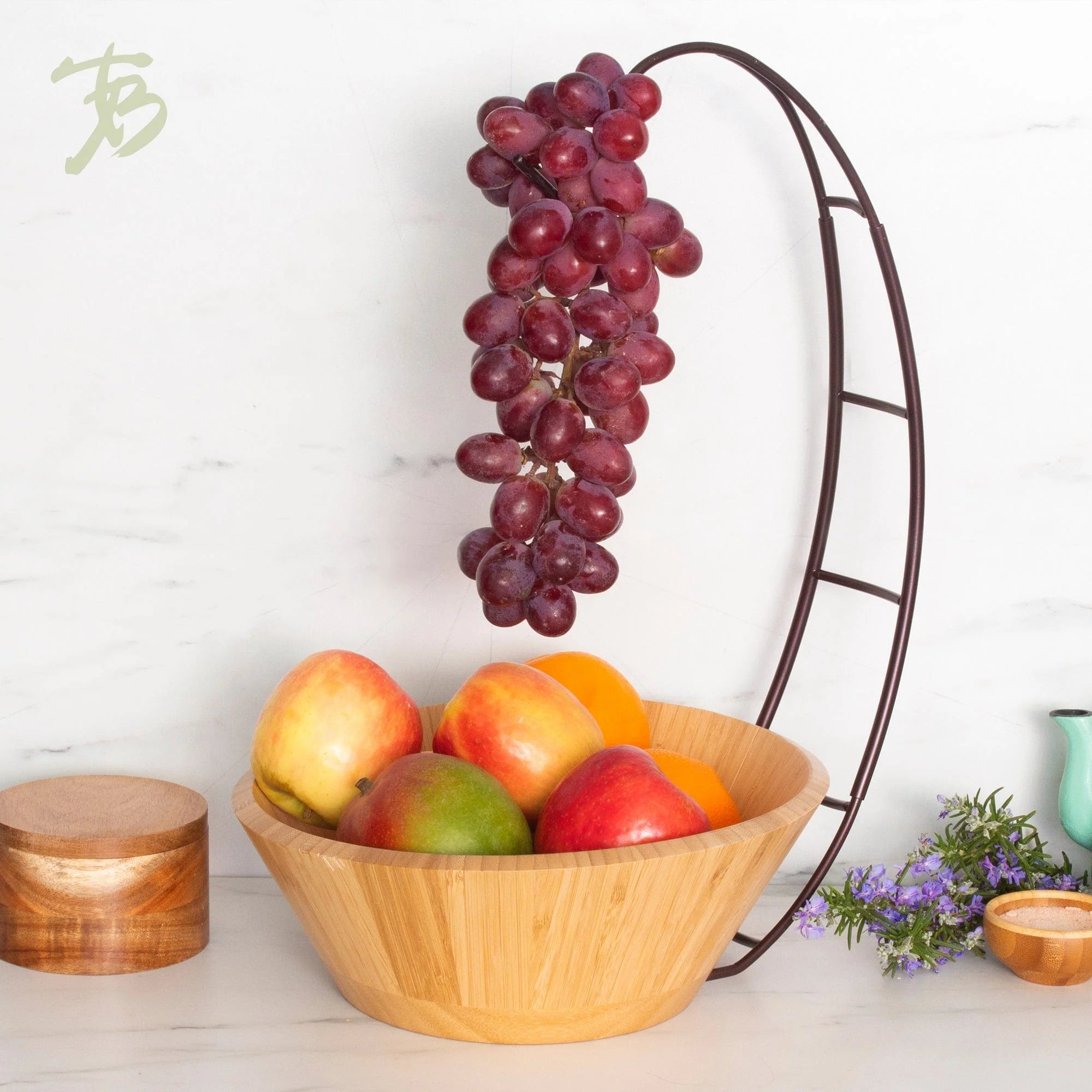 Fruit Bowl with Banana Hanger