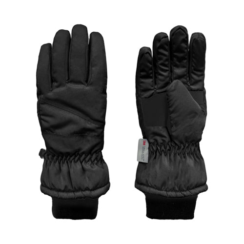 Girls  7-16 Taslon Ski Glove Thinsulate Black