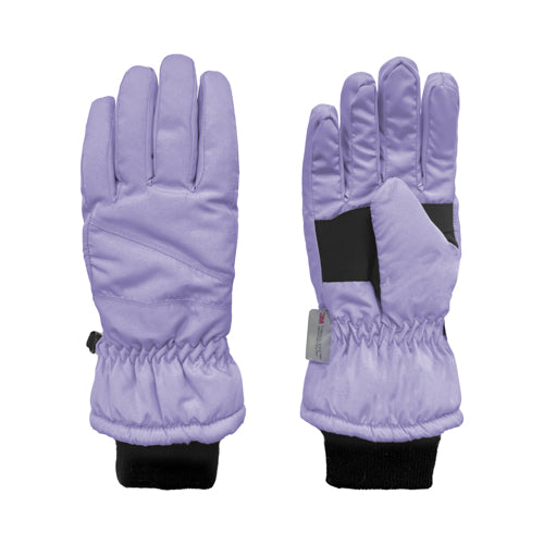 Girls  7-16 Taslon Ski Glove Thinsulate Purple