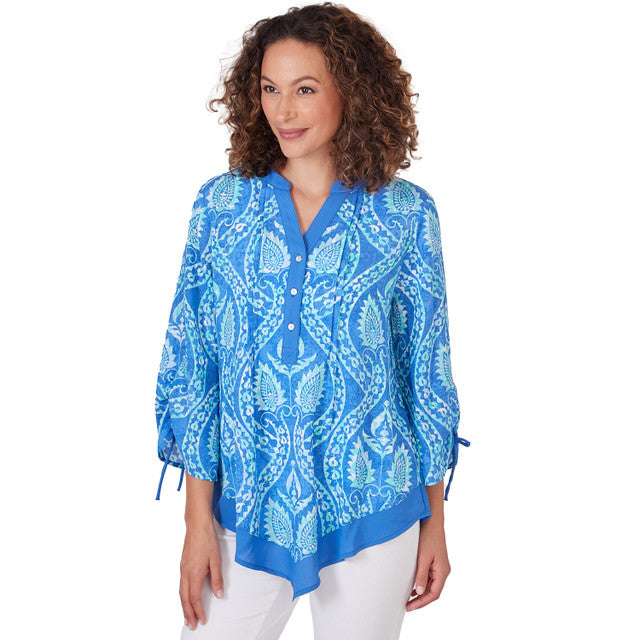 Polynesian Bali Top Blue Moon - Ruby Rd