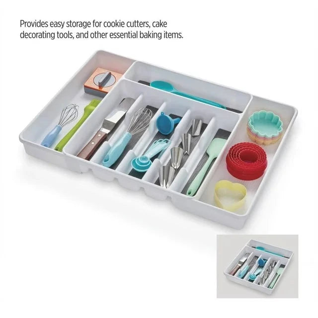 Basics 6-Compartment Expandable Organizer