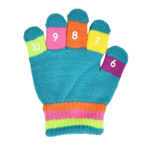 BOYS/GIRLS KNIT STRETCH GLOVE WITH NUMBERS