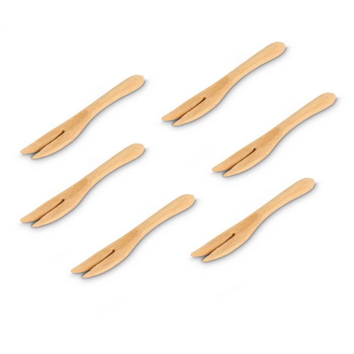 Mini Condiment Forks 3.5" S/6