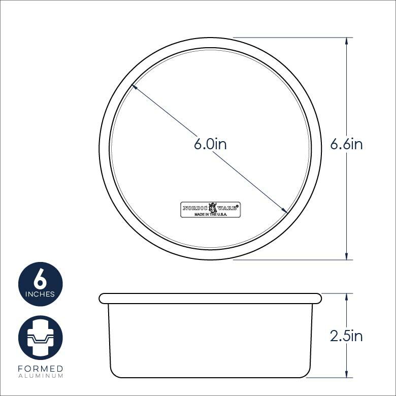 6" Round Layer Cake Pan