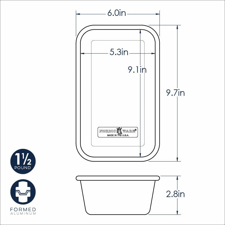 1.5 Pound Loaf Pan