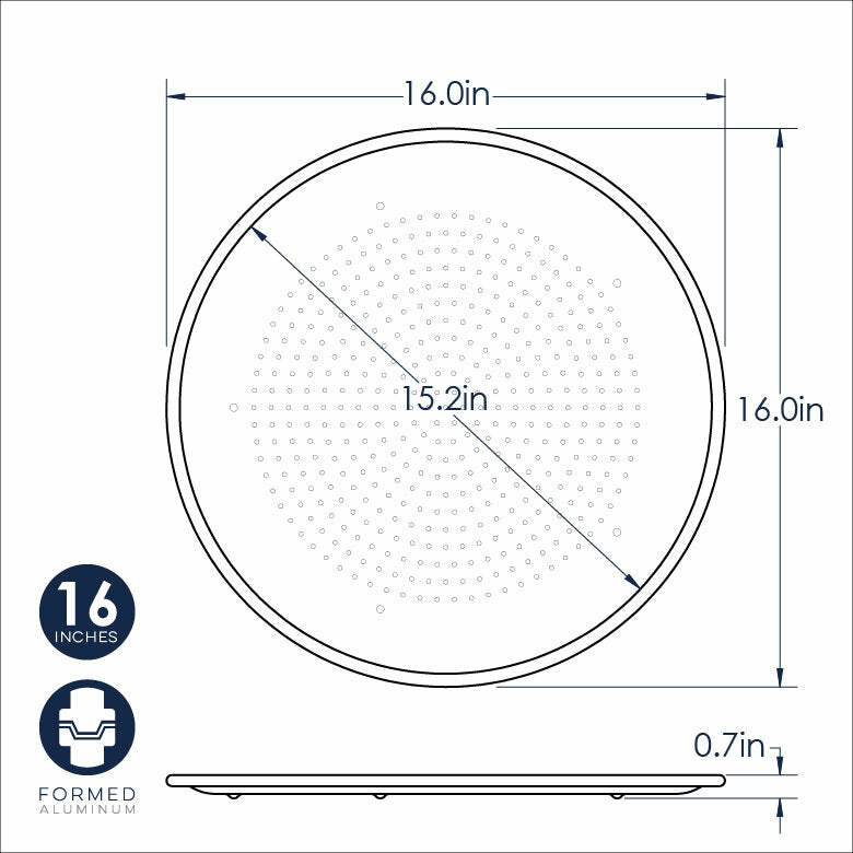 16" Hot Air Pizza Crisper