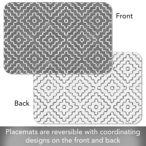 Grey Flannel Easycare Reversible Placemat