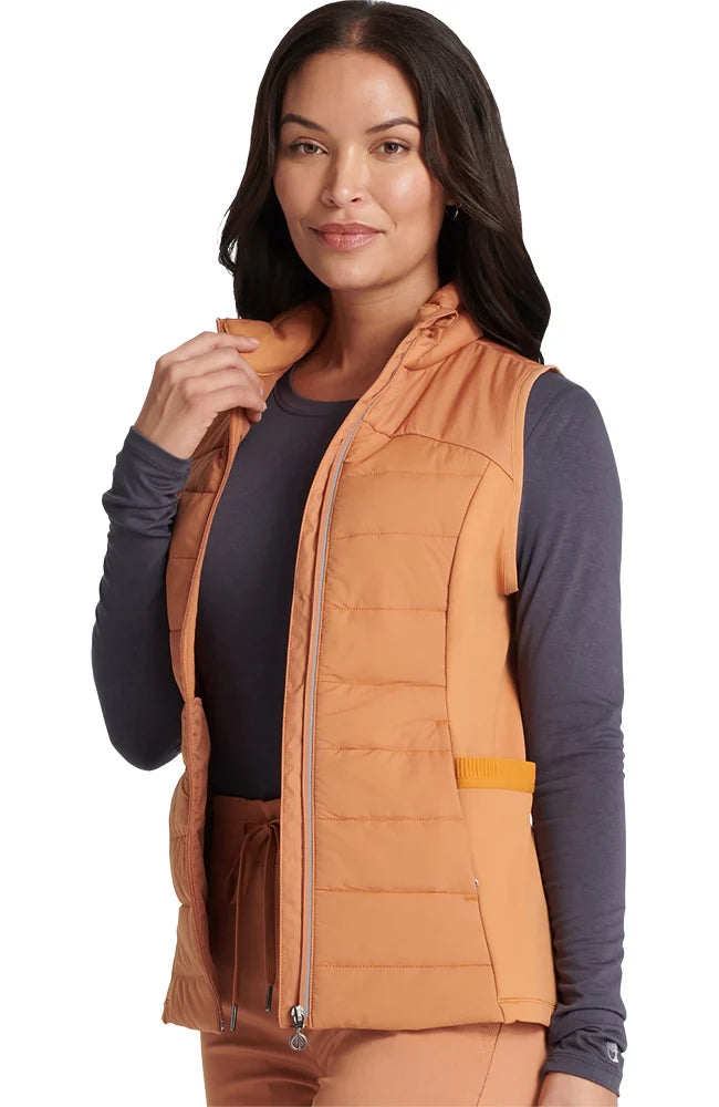 Caramel Khloe Sleeveless Jacket