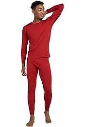 2pc Men Thermal Set Wine