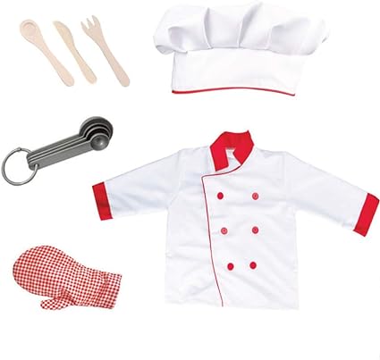 Kit Dress Up Chef Costume Set