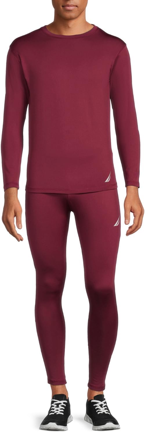 2PC Men's thermal set Wine