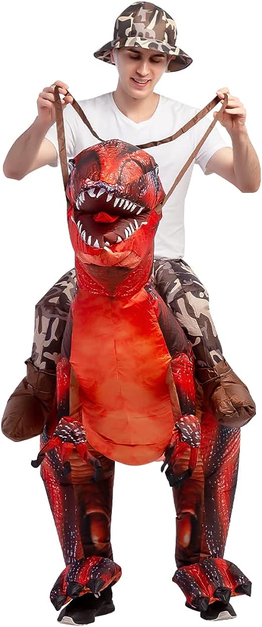 72" Tall Inflatable Dinosaur Costume Adult