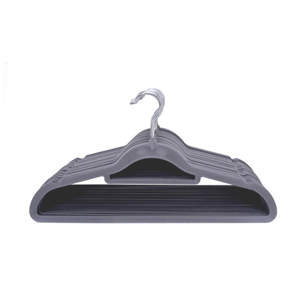 Grey - Set of 25 Velvet Hangers