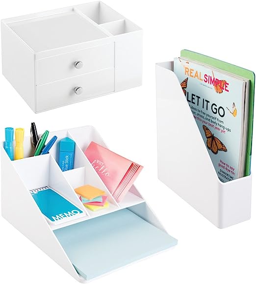 Desk Organizer White