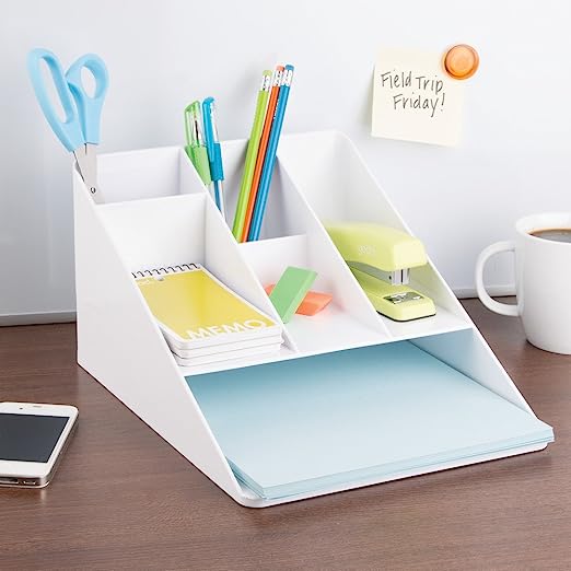 Desk Organizer White