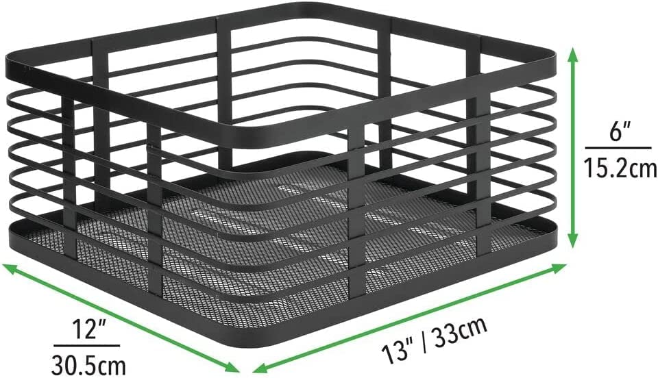 Basket Black 12 x 13 x 6