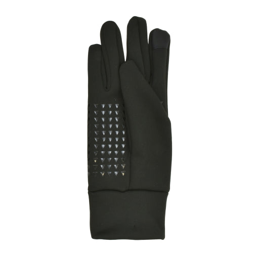 WICKING FLEECE TOUCHSCREEN SPORT GLOVE BLACK