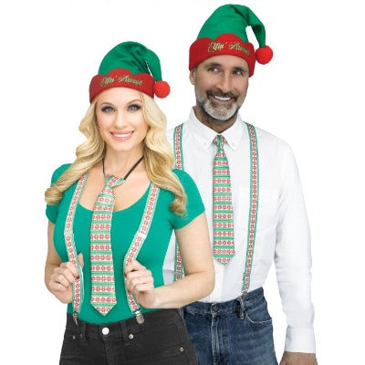 Holly Day Suspender Kit Green Stripe - Elfin' Around