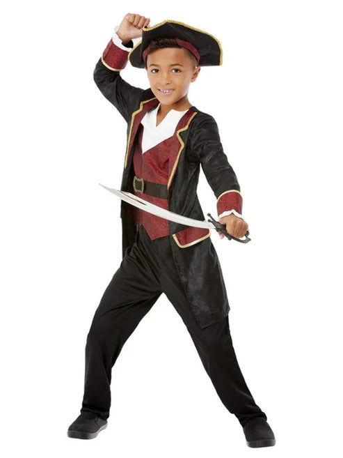 Boys Deluxe Swashbuckler Pirate Costume