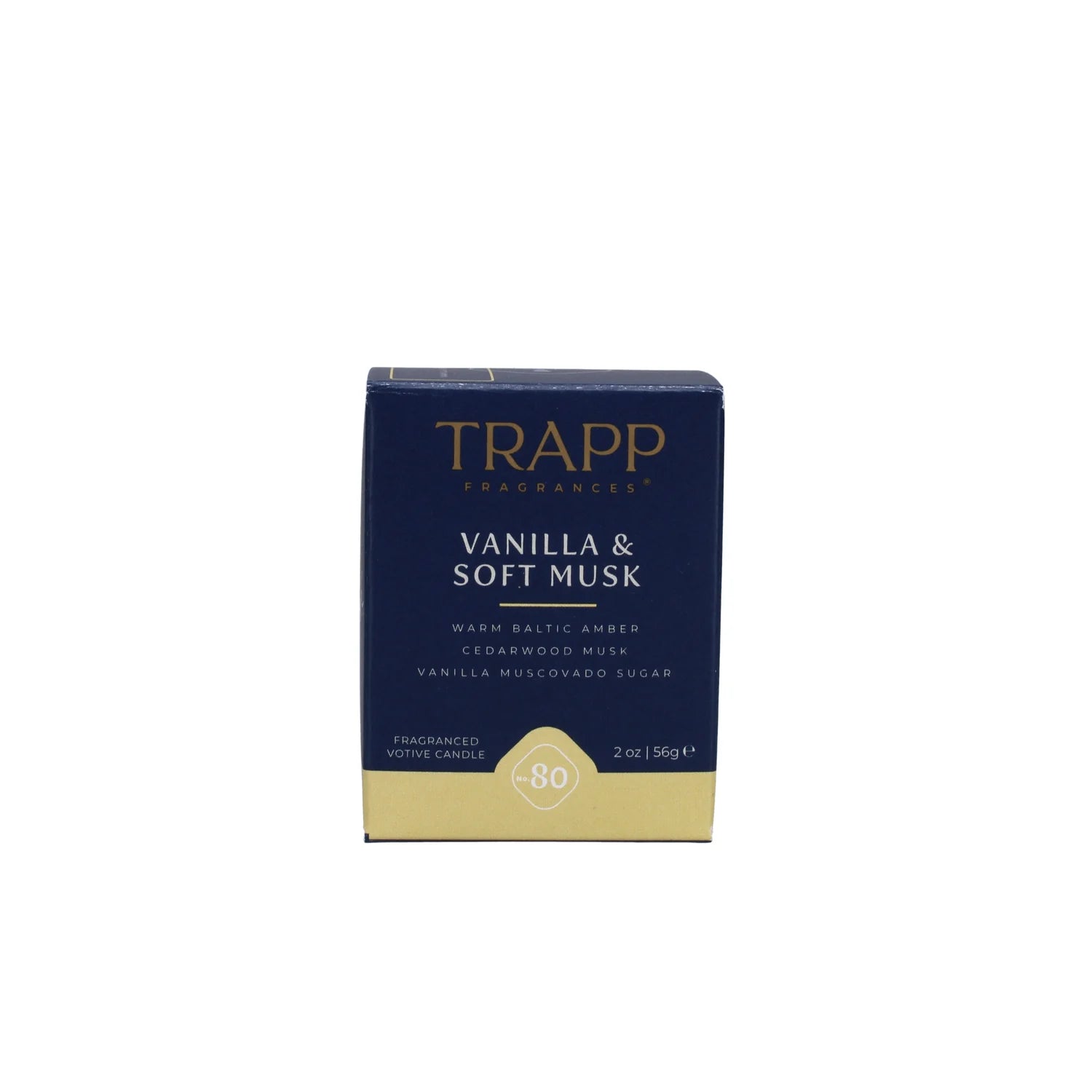 No. 80 Vanilla & Soft Musk 2 oz. Votive Candle