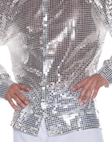 Silver Sequin Shirt