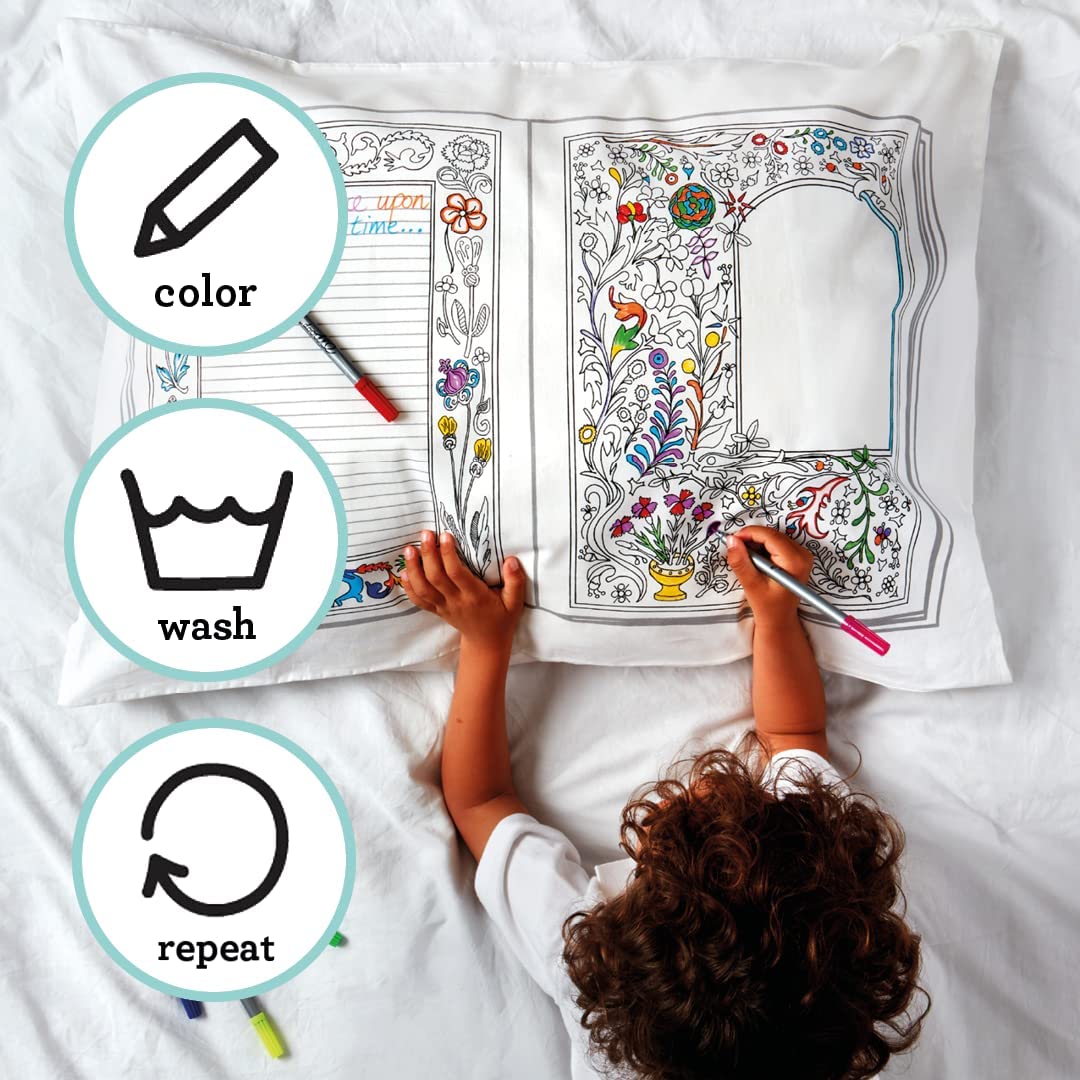 The doodle pillowcase-Fairytales and legends