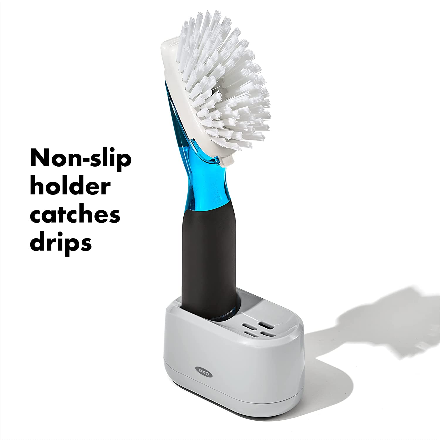 OXO Good Grips Soap Dispensing Dish Brush Storage Set